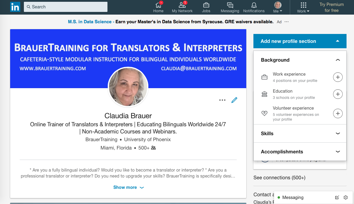 Learning to Improve Our Use of LinkedIn – 21st Century Global Village